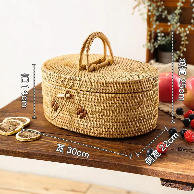 

sundries storage box portable storage basket with lid