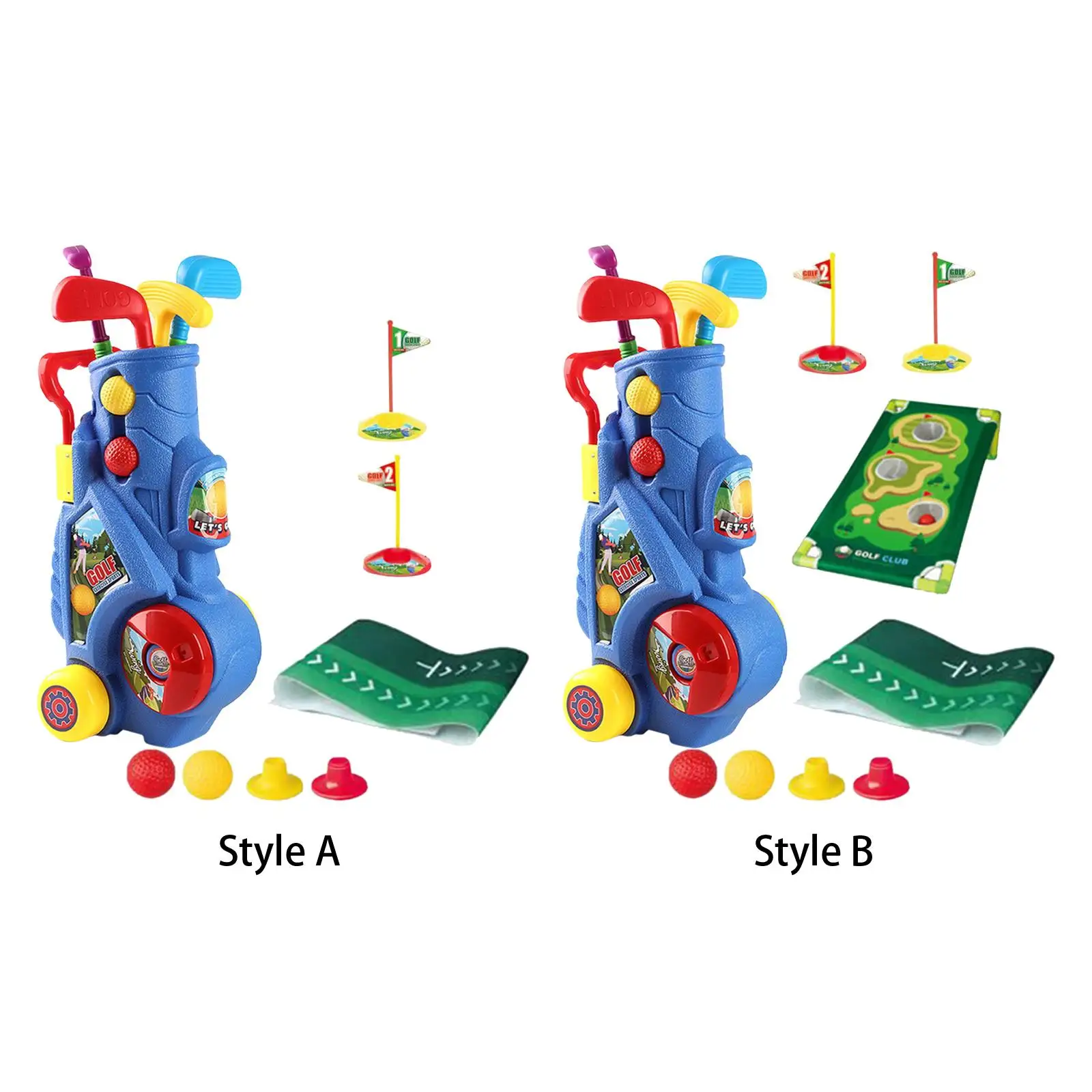 Mini Golfs Play Set Gifts Toddlers Golf Set 2 3 4 5+ Years Old