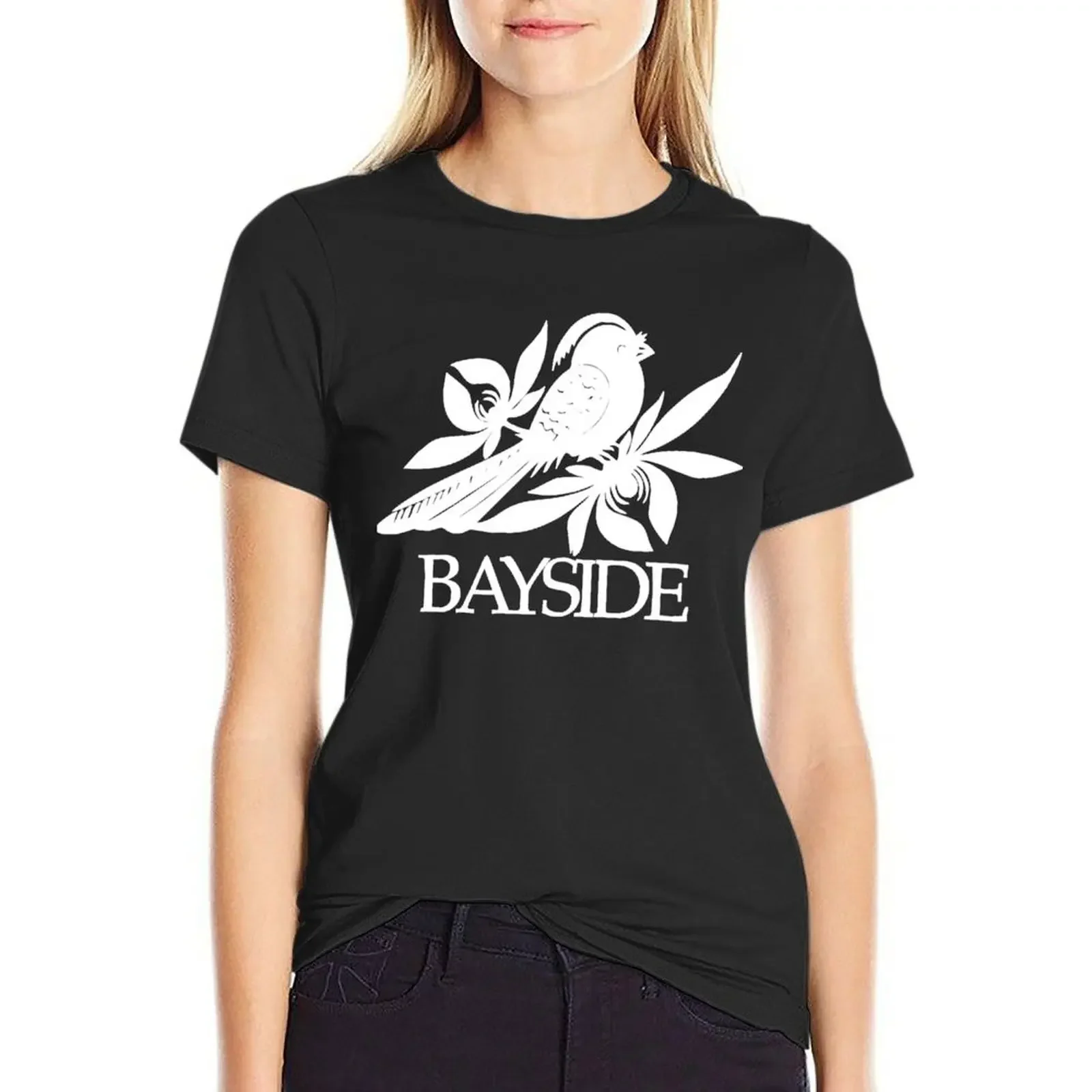 

Bayside Band Essential T-Shirt summer top Short sleeve tee plus size tops animal print shirt for girls Women tops