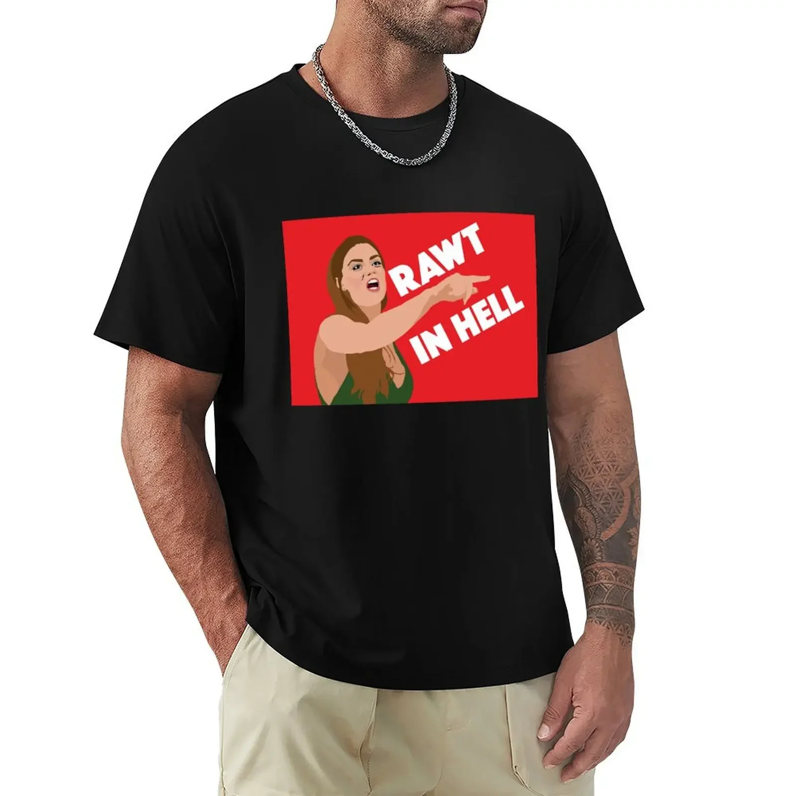 BRITTANY CARTWRIGHT Rawt In Hell VPR (Vanderpump Rules) T-Shirt custom t shirt graphic t shirts t shirt men 100℅ cotton