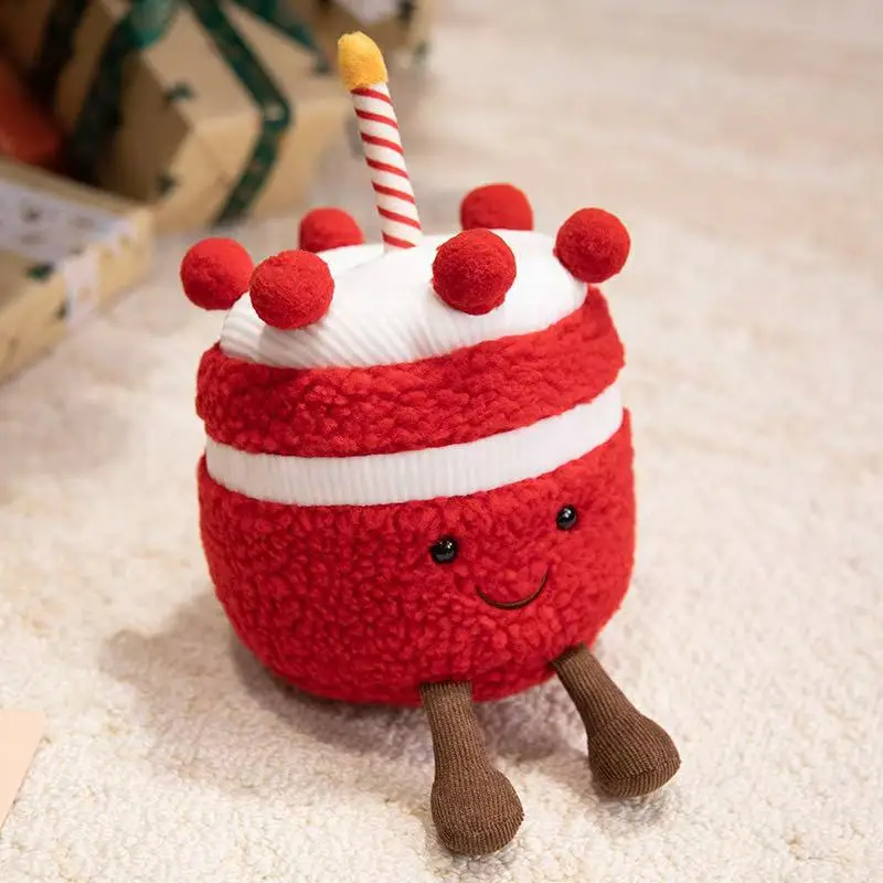 

Новейшая кукла-торт с клубничным кремом Jellycat с имитацией наполнения, плюшевая игрушка, милая детская кукла в подарок на день рождения с героями мультфильмов аниме