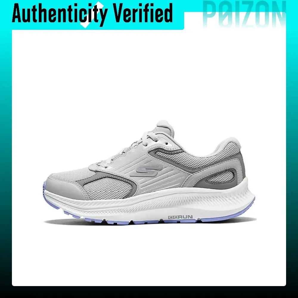 Skechers Cushioning Abrasion Resistant Breathable Support Balance Lightweight Anti Rollover Low top Racing Training 128606-GYLV