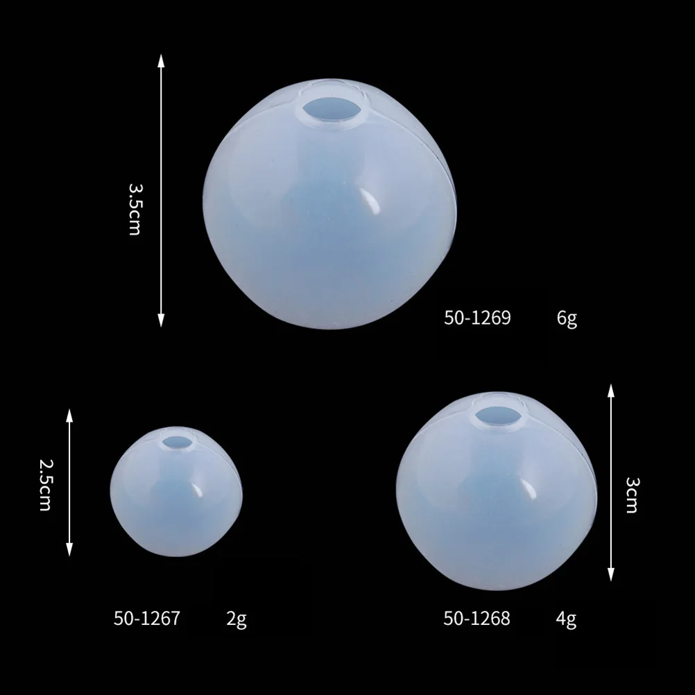 9pcs Crystal Epoxy Silicone Molds Mini Spherical Design Diy Resin Craft Making Kit For Jewelry Accessories Handwork