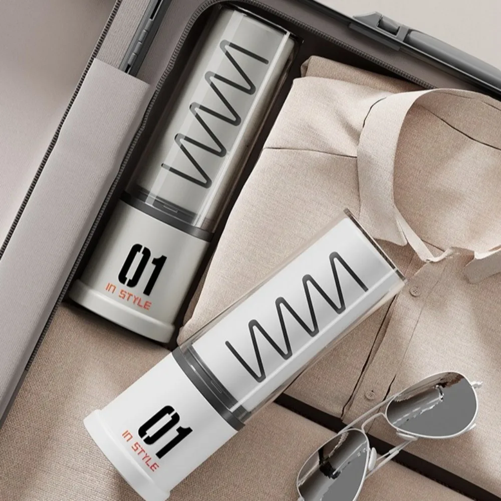 

Durable Portable Toothbrush Cup Stylish Convenient Brushing Cup Compact Plastic Mouthwash Cup Travel