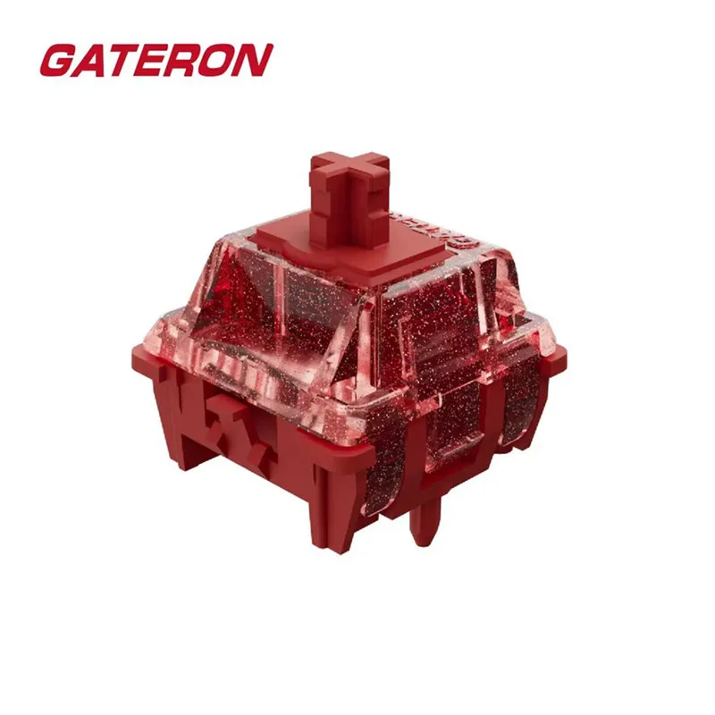 Gateron Magnetic Jade Ruby switch, Limited Edition, Freely setting pre-travel, Hall Sensor Effect for Magnetic Keyboard Gaming