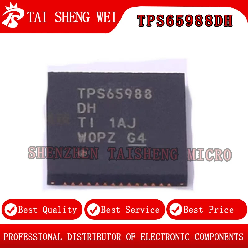 

2PCS brand new original TPS65988DHRSHR TPS65988DH TPS65988DJ VQFN-56 power management
