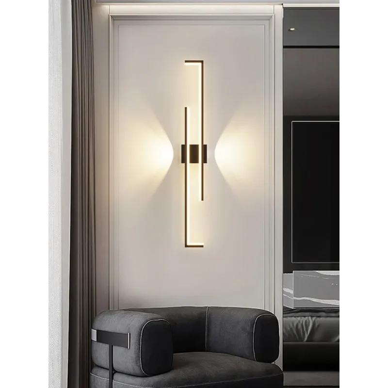 Wall lamp, living room TV background wall, minimalist strip lamp, bedroom bedside decoration