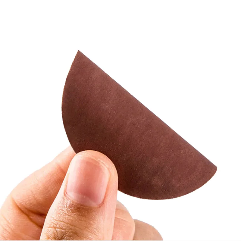 50mm Disc Sandpaper Self-Adhesive Sanding Disc Brushed Back Velvet Disc 2inch Flocked Air Grinder Sandpaper Disc Red Sand Polishing