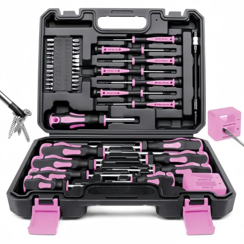

43pc Magnetic Screwdriver Set with Cross Flat Square T Shape for DIY Repair