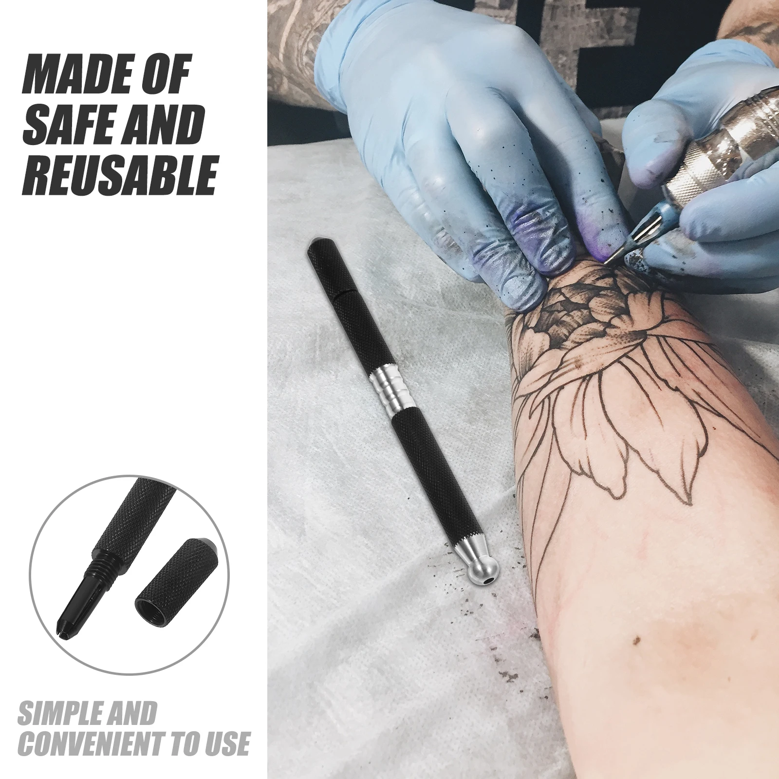 

Tattoo Pen Stencil Marker -based Dual-tip Doodling Skin Supplies Erasable Tattooing Medical Tools Simulated
