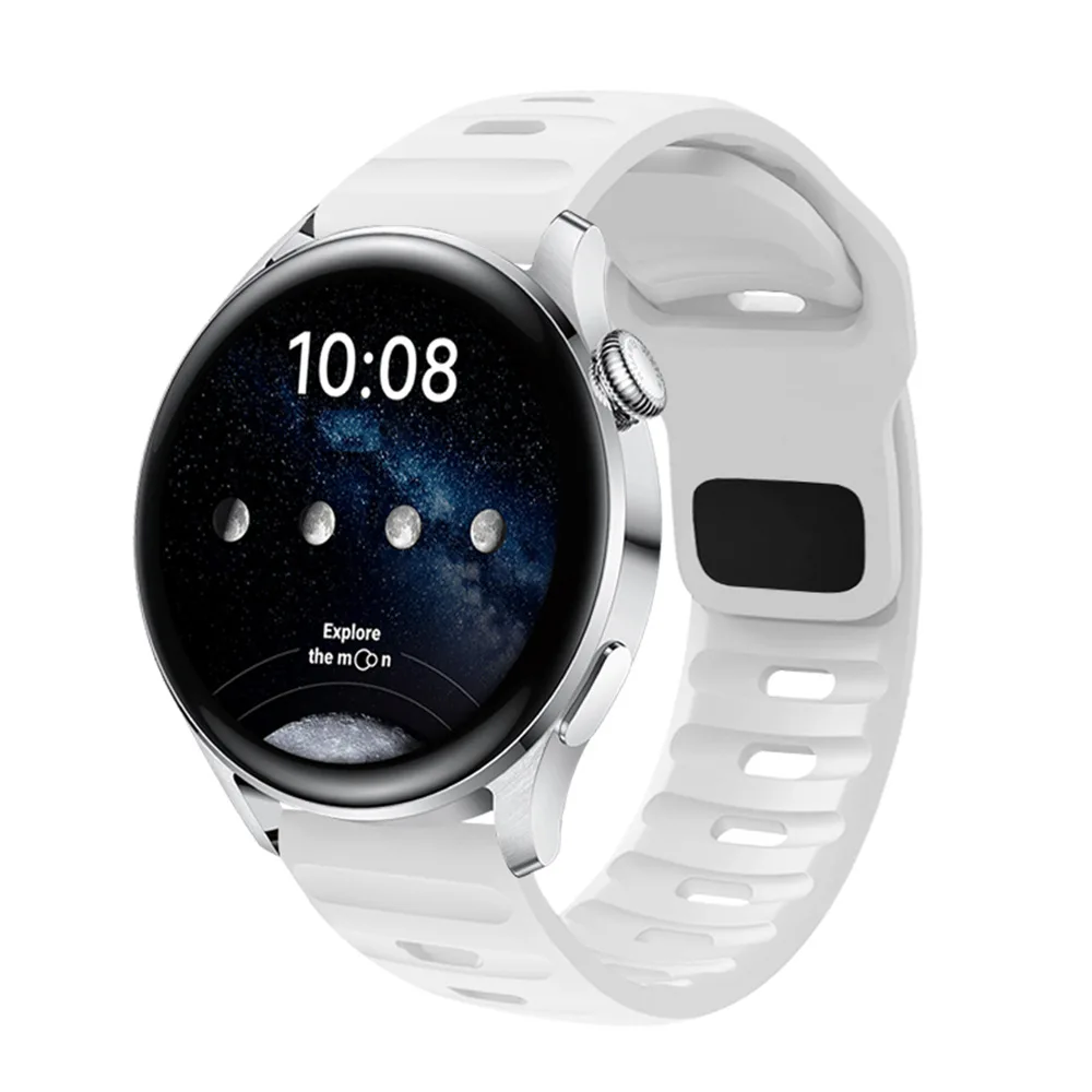 20/22mm Solid Color Silicone Band For Amazfit GTS/2/2e/3/4 Mini/GTR /GTR2/3/4/Pro Bip Bracelet Huawei Watch 4/3GT5/4/3/2 Strap