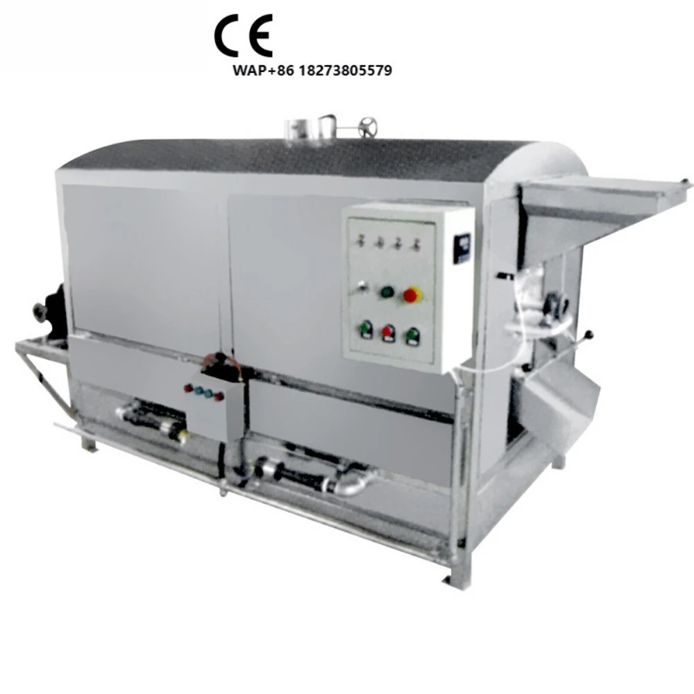 Commercial Peanut Roasting Machine - Single-Body Rotary Cage, Electric Heating, Digital Control for Granular Food