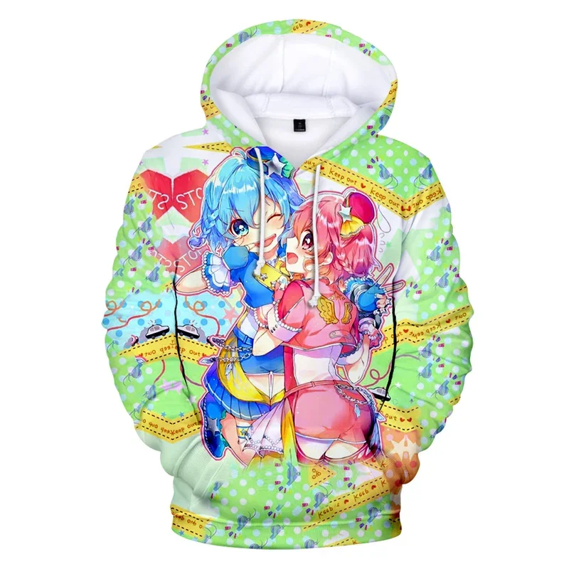 Idol Time Pripara 3D Print Fashion Fall Winer Suit Hoodies Sportswear Hooded Kawaii Women/Men The hooded Tops