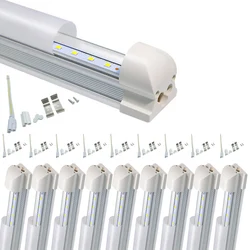 10pcs/lot 4FT 120CM 20W 30W 2200LM 3400LM High Power T8 Integrated Led Tube Indoor Lighting Fixtures For Home warehouse factory