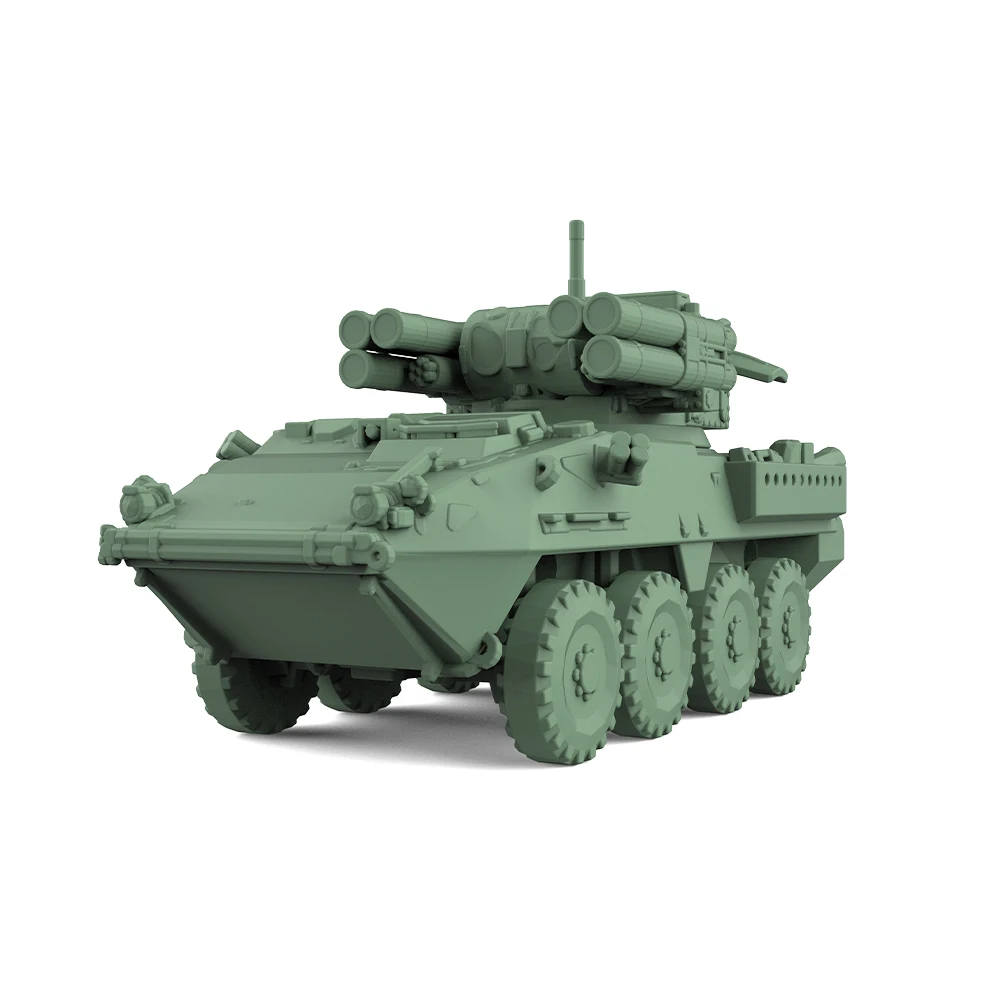 

SSMODEL SS961 1/144 1/200 1/700 1/350 Military Model Kit US Stryker ADATS Tank Destroyer Miniature Static Model