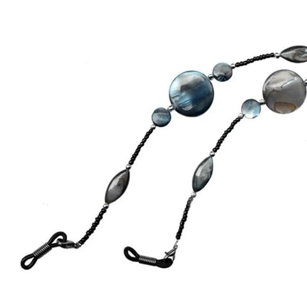 Reading Glasses Shell Beads Glass Beads Cords Glasses Chain Sunglasses Chain Eyewear Retainer Beaded Eyeglass Lanyard