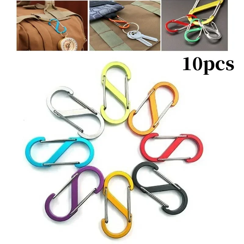 10pcs S-shaped Wire Buckle （Random Color）