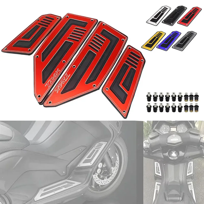 

Для YAMAHA TMAX 530 T-MAX 530 2012 2013 2014 2015 2016 аксессуары для мотоциклов подножки ступеньки подножки пластины подушечки