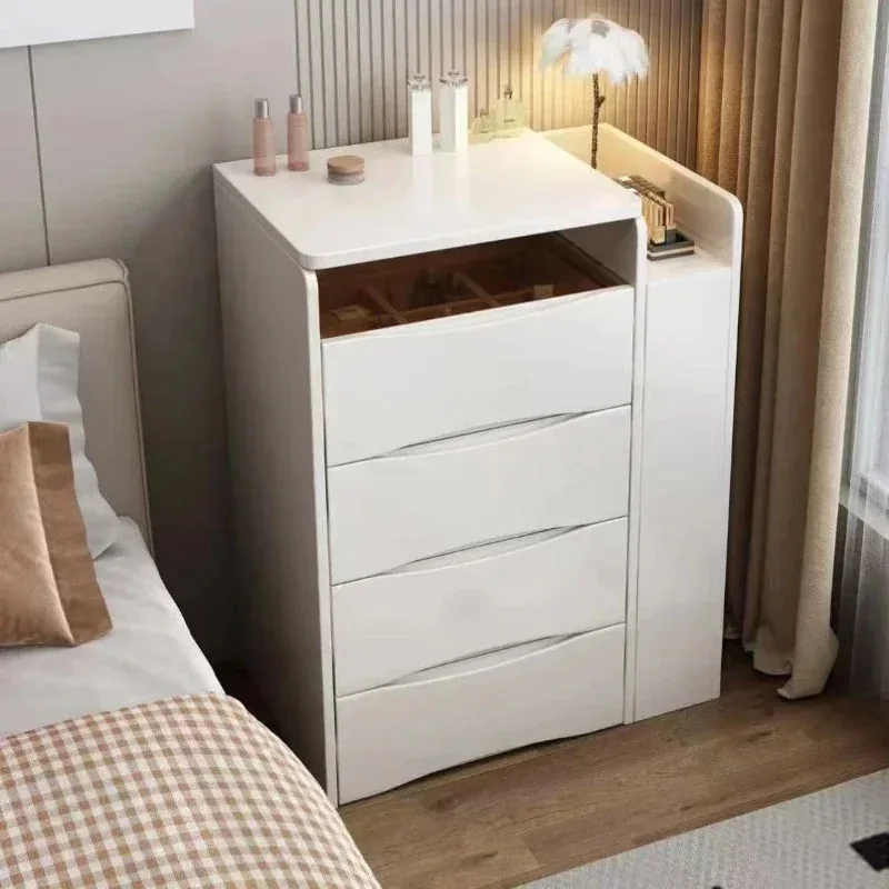 New Internet Celebrity Cream Dresser Modern Simple Multifunctional Dresser Storage Including Dressing Stool Household Items