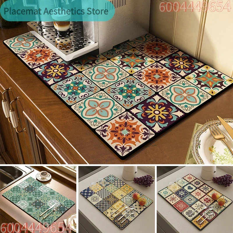 Kitchen Mat Dish Dr…