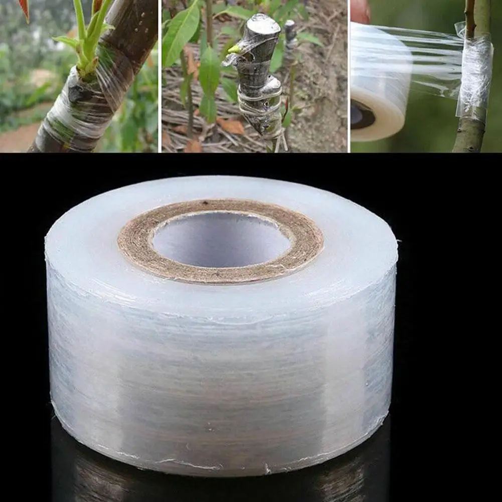 1 Roll 200 Meters Of Stretchable Grafting Tape Garden Tree Plants Seedlings Vine Tomato Grafting Accessories Stretchable Tape