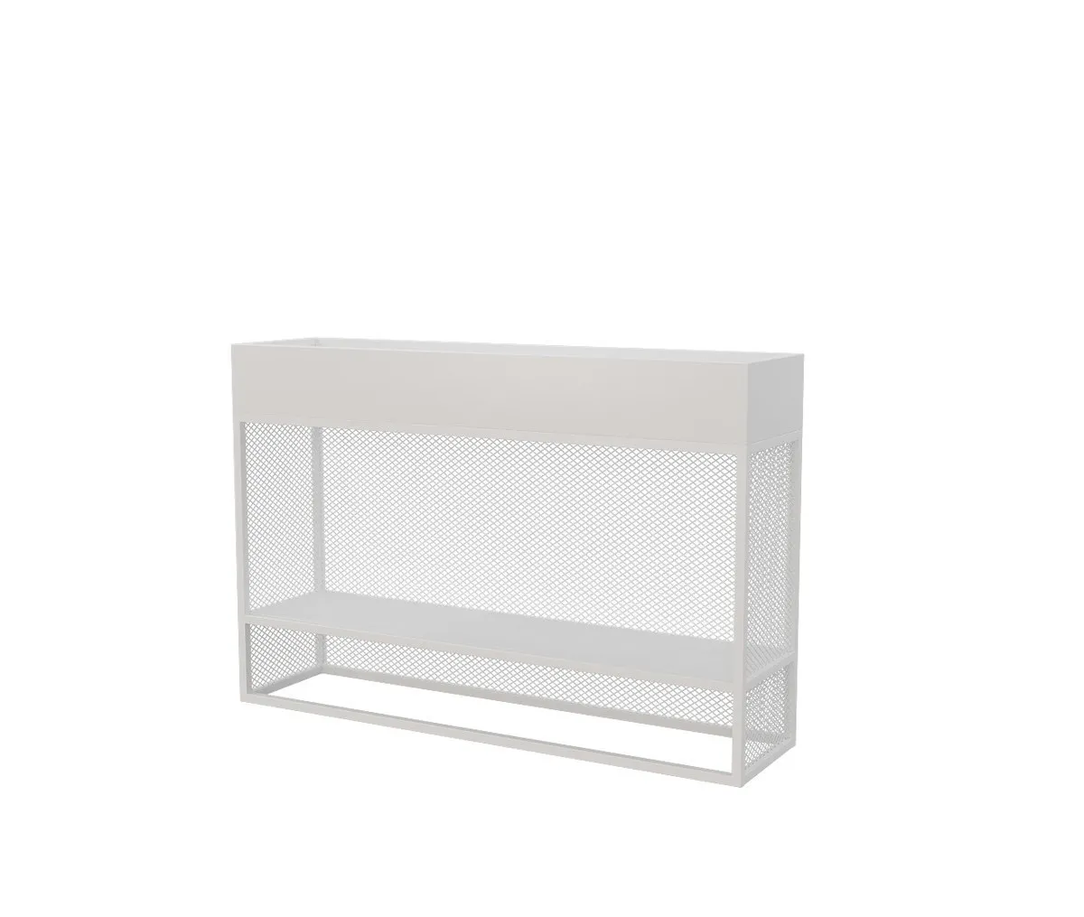 

Wrought iron mesh flower stand partition indoor rectangular flower groove fence outdoor