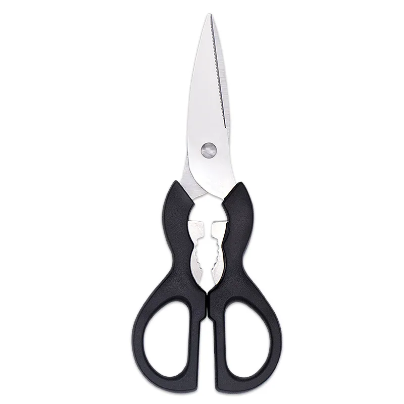 

Dobeli Stainless Steel Blade ABS Handle Multi Barbecue Clips Gourd Household Kitchen Scissors With Beer Opener Nutcracker