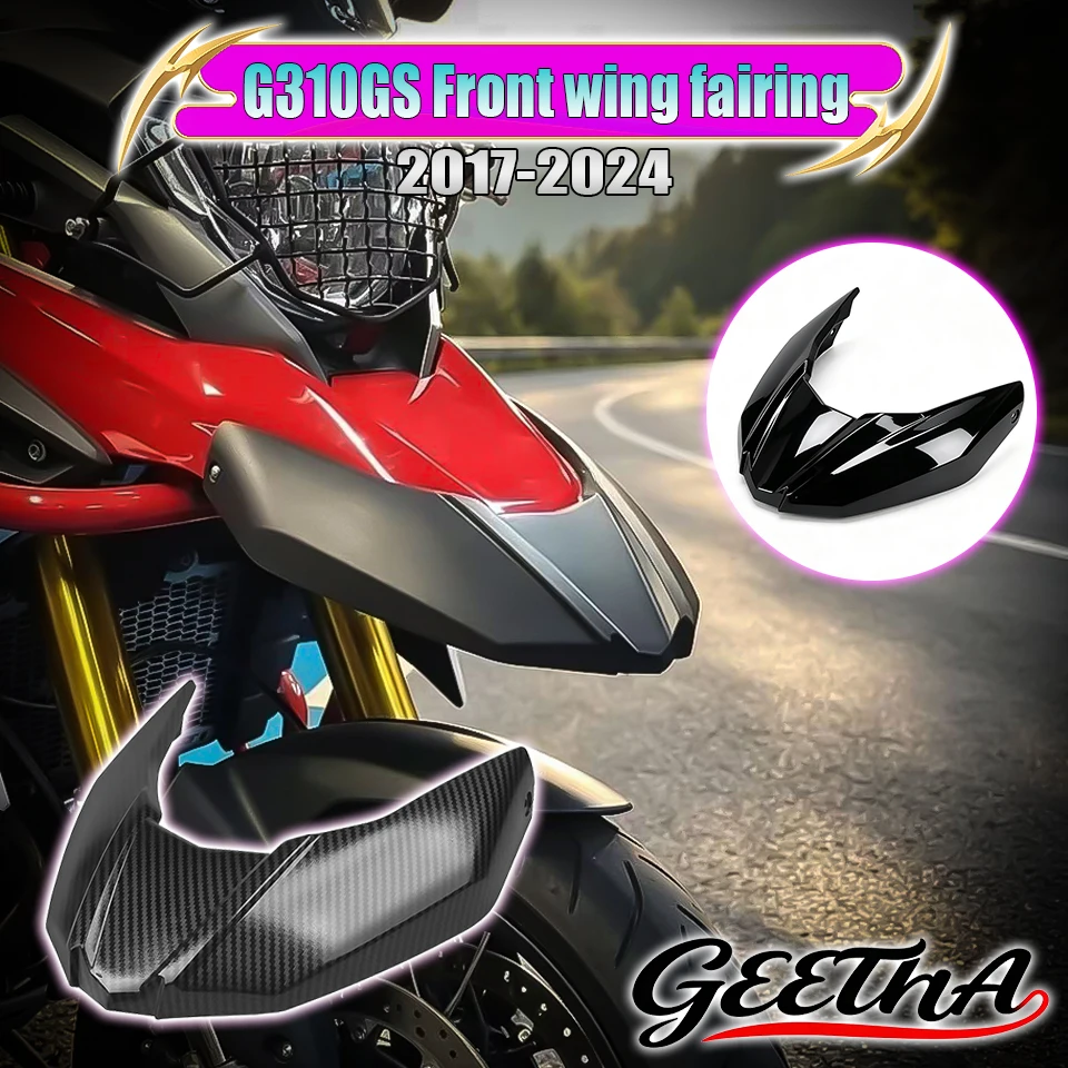 2017-2024 Motorcycle Modification Parts for BMW G310GS G310 GS Front Nose Fairing Winglets Front Fender Extension and Hub Caps