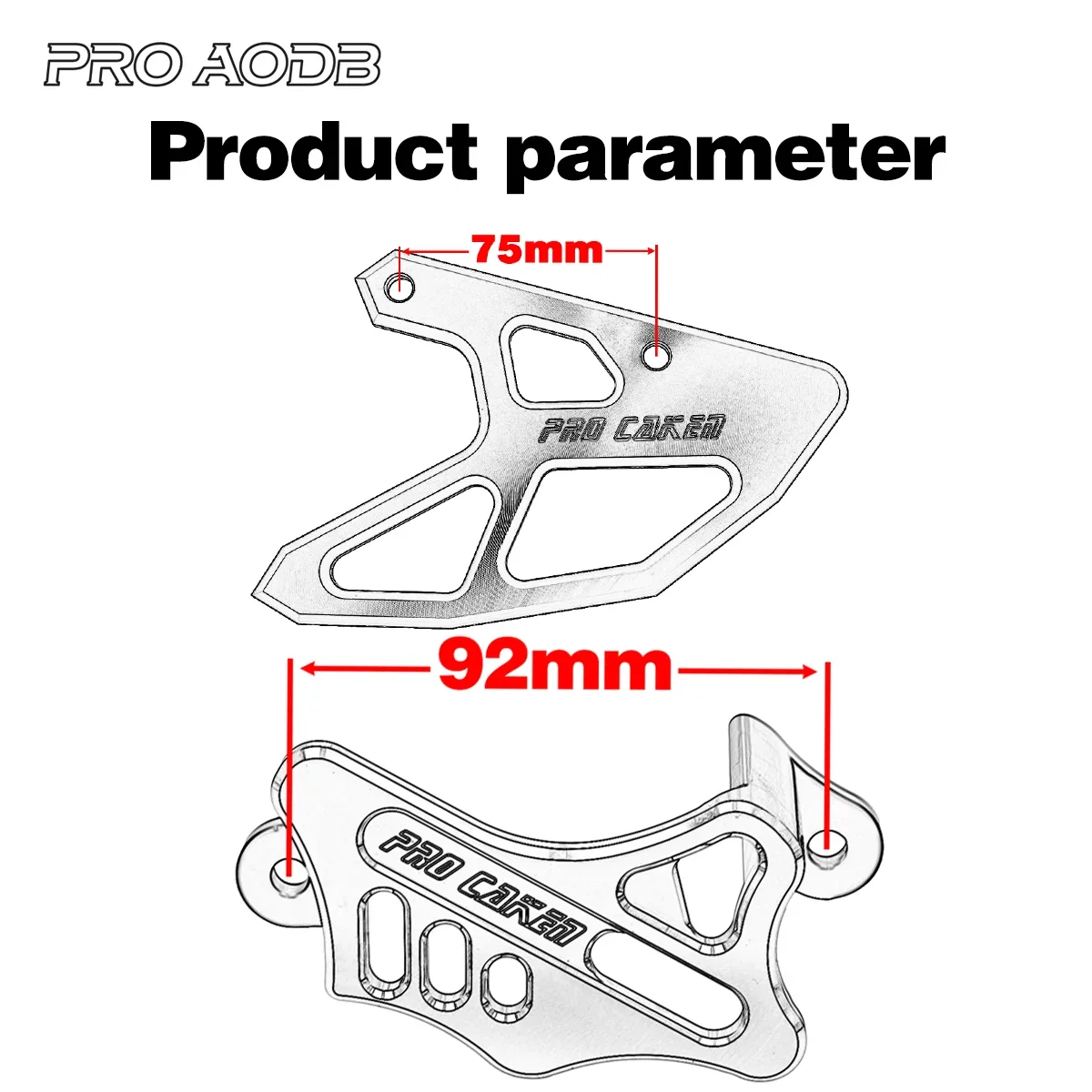 Rear Brake Disc Cover Caliper Guard Protection For Honda CR CRF 125R 250R 450R 250X 450X 250RX 450RX 450L Motocross Universal