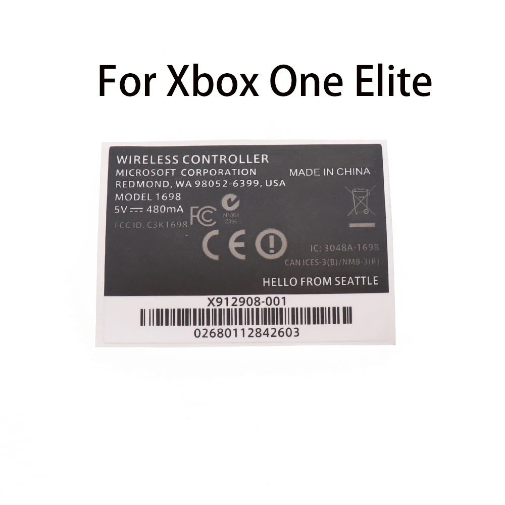 1 pcs For XBOX Series S/X Skin Sticker Stickers Skins For XBOX 360/ONE Slim S/Elite Handle Label Back Sticker Controller