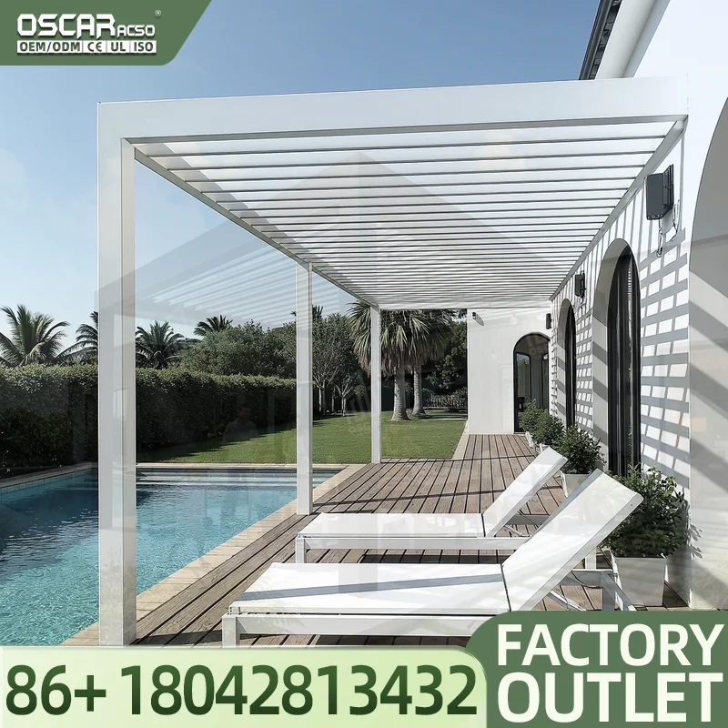 Customizable  Sizes 3x45m 5x10 10x8 12x14 14x16 13x26 Powder Coated Frame Pressure Treated Wood Patio Pavilion Outdoor Gazebo fo
