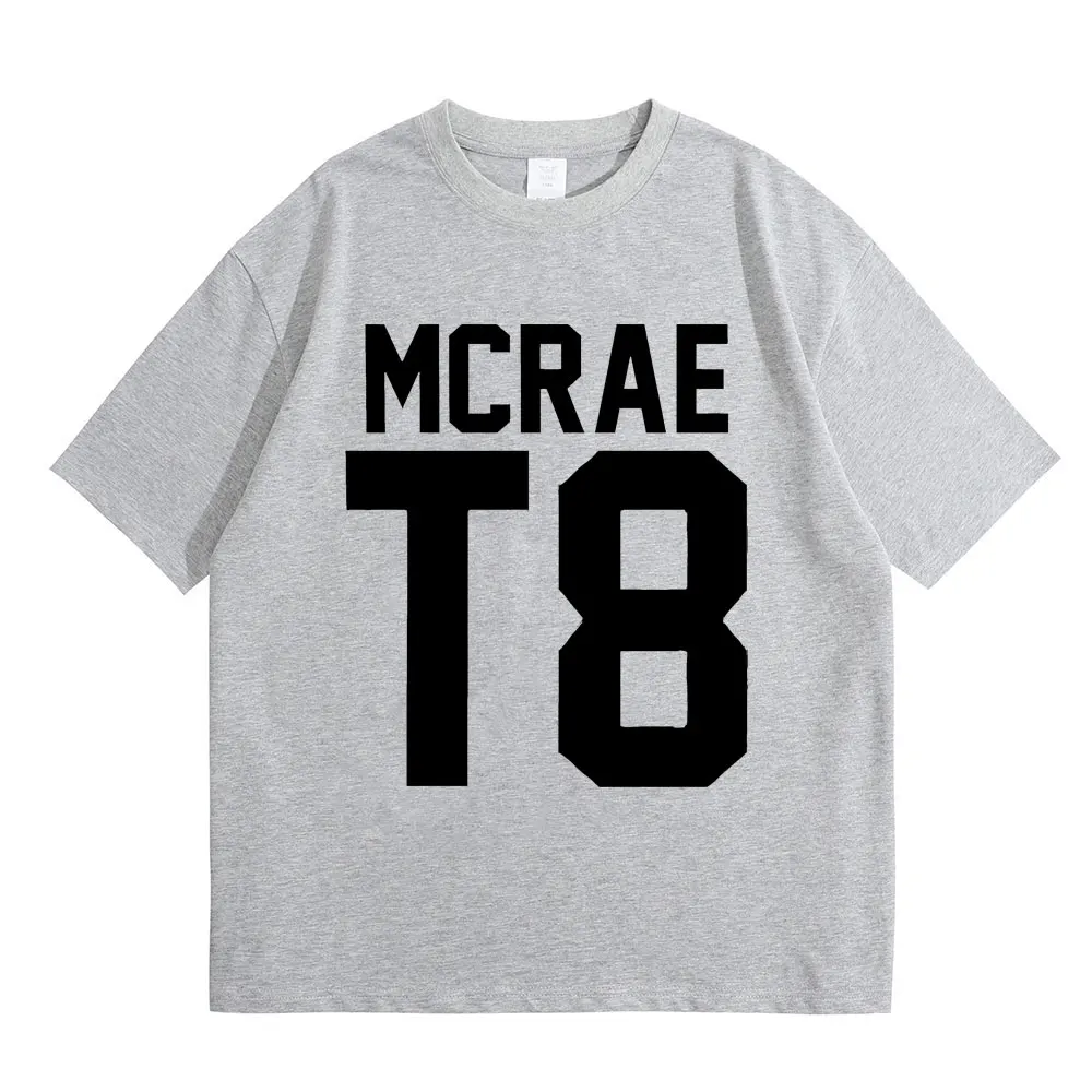 Singer Tate Mcrae T8 Graphic T Shirts Men Women Fashion Vintage Trend T-shirt Summer Male Casual Oversized Crewneck Short Sleeve
