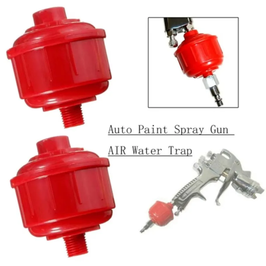 2pc Universal Car DISPOSABLE Auto Paint Spray Gun AIR Water FILTER-Water Trap