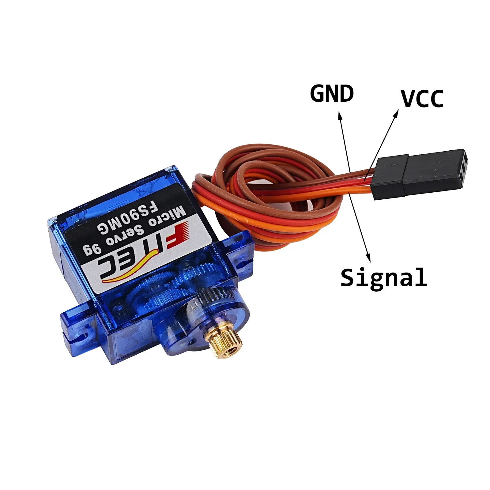 Feetech Micro Servo RC Cars 180 Degree FS90MG 1.8kg/cm Torque 6V Metal Gear Analog 9g Mini Servos Motor for RC Airplane Servos