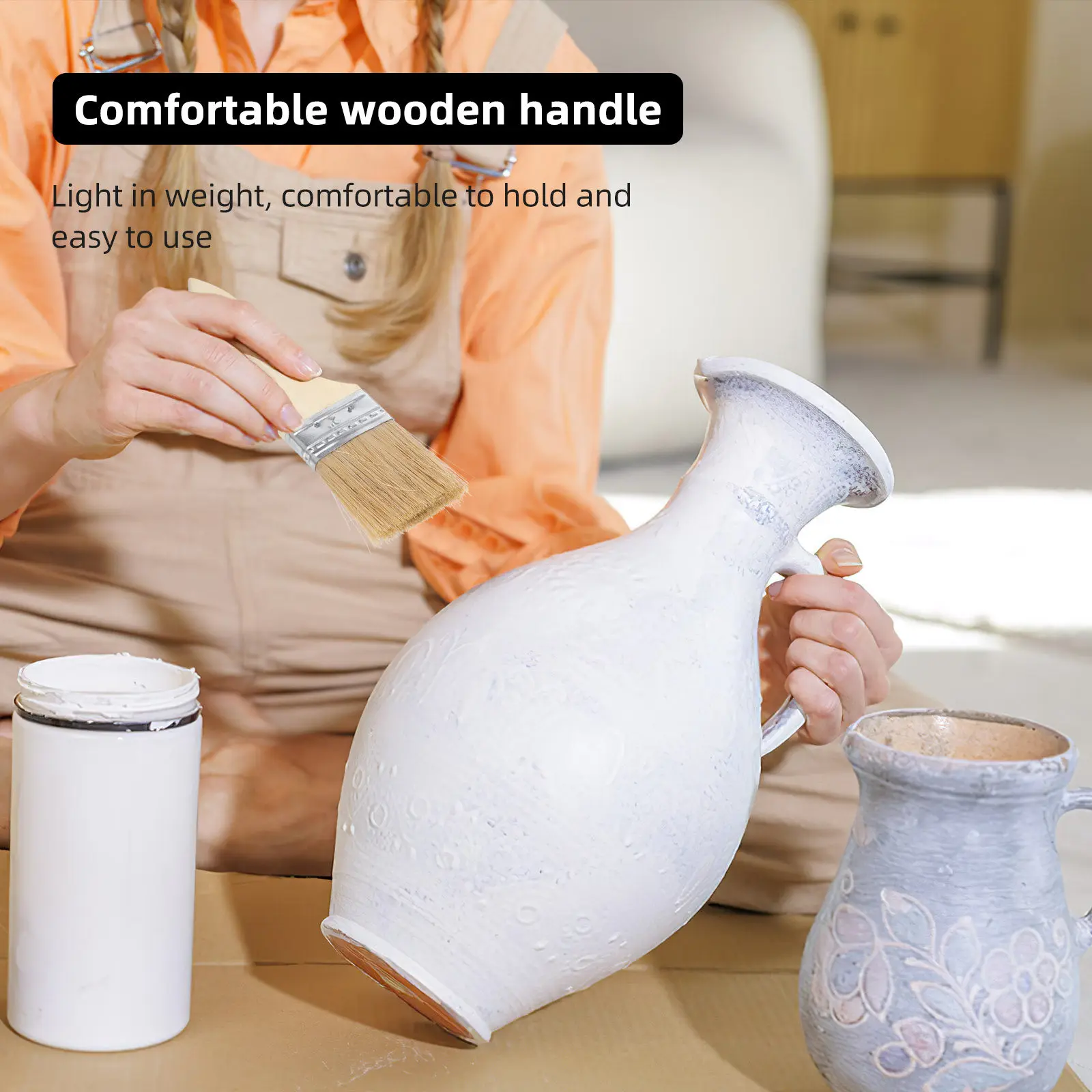 

10 шт. кистей для покраски стен, кисти для каменной кладки, художественные кисти, акварельные кисти, маленькие кисти для рисования, кисти для очистки стен.