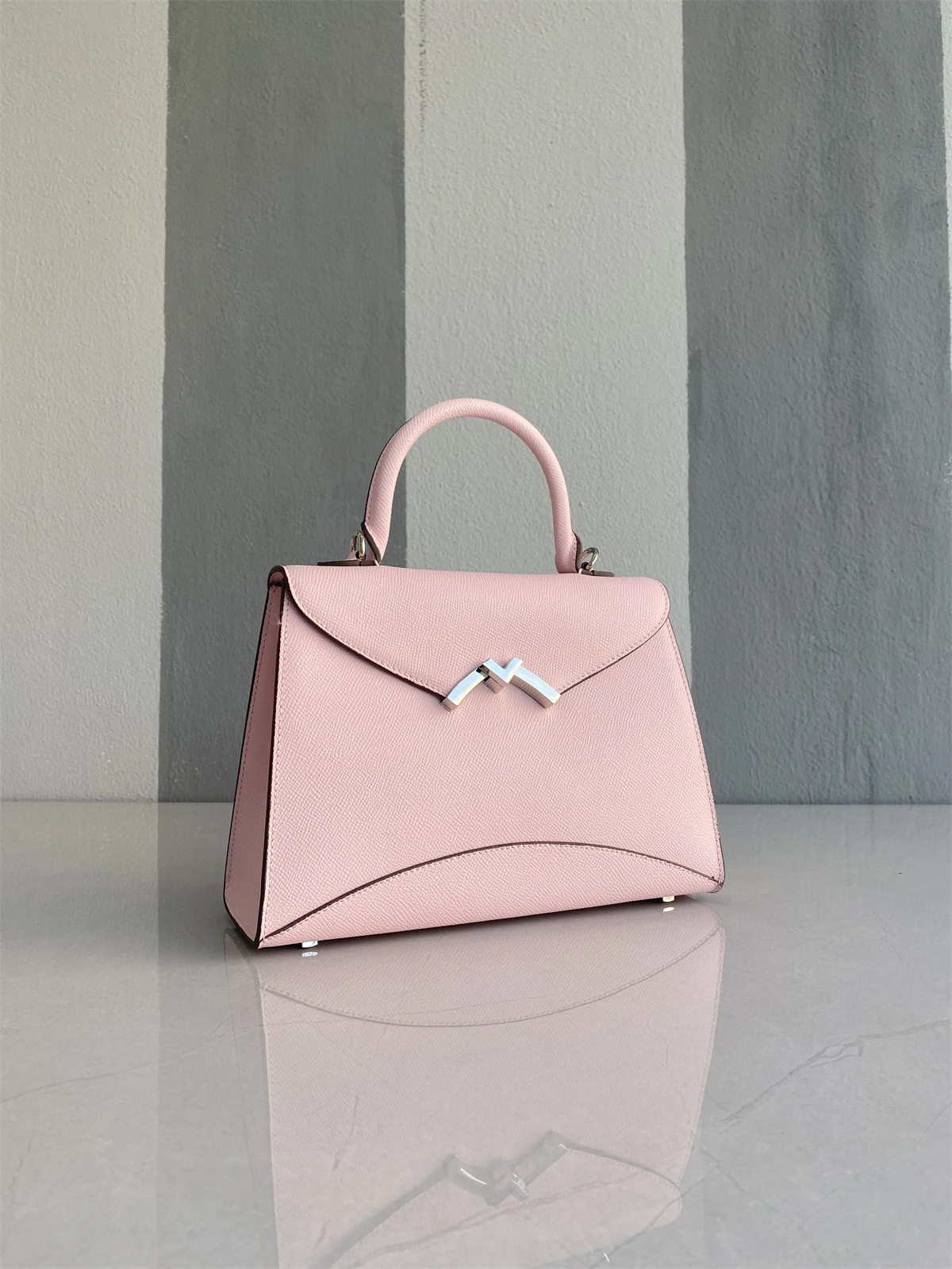 

High-End Leather Handbag Faion Classic Palm Print Handbag Sli oulder Bag for Women Quali Crtsmanip