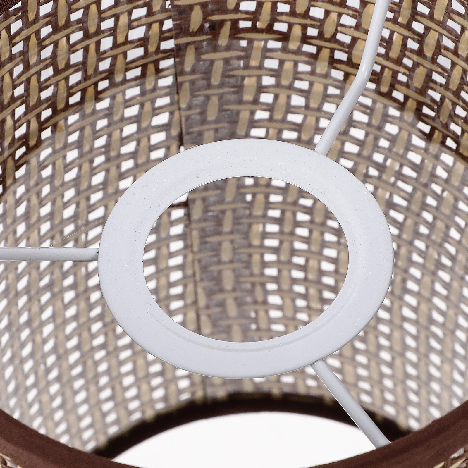 

Rattan Lamp Shade E14 E27 Base Replacement Cover Rustic Woven Table Lampshades Soft Gentle Light Decorative Atmosphere Durable
