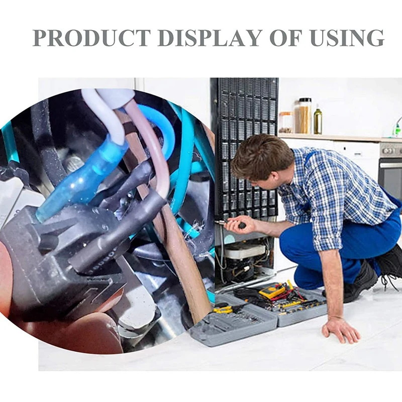 L73A 2025-8X 3 Pin QP2-4.7/ QP2-4R7 4.7 Ohm Refrigerator PTC Start/Starter Relay For Most Mini Fridges And Coolers