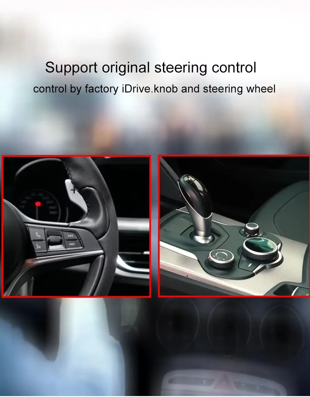 Wireless Carplay Android Auto Interface สําหรับ Alfa Romeo Giulia 952 Alfa Romeo Stelvio 2015-2019 Android Auto