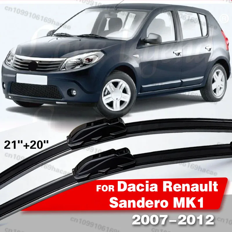 

Комплект щеток стеклоочистителя для Dacia Renault Sandero MK1 2007-2012, набор для переднего стекла 2008 2009 2010 2011