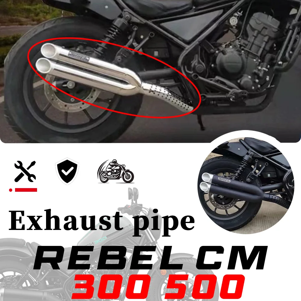 

For HONDA Rebel CM300 Motorcycle exhaust modification VH racing exhaust pipe has a deep and resonant sound honda rebel cm300
