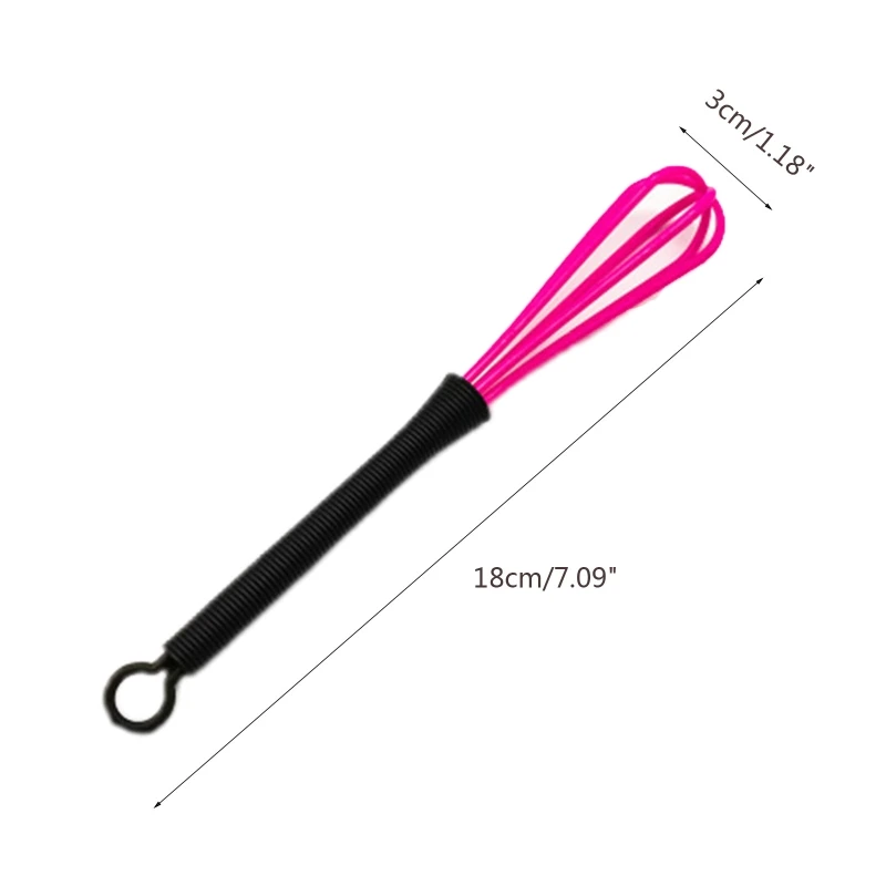 18cm Length Plastic Egg Beater Milk Beater Mixer Manual Whisk Hand Kitchen Cooking Baking Gadget