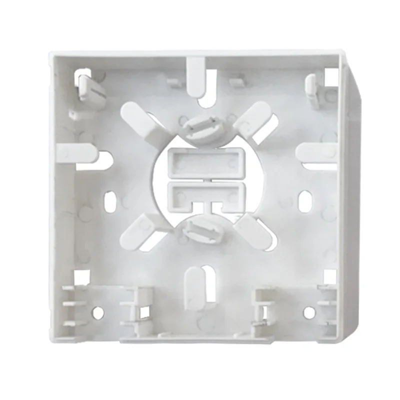 Fiber Panel Box Enclosure,2 Core Fiber Optic Terminal Distribution Junction Box Double-Port 86 Type Panel Fiber Box AB óptica