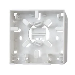 Fiber Panel Box Enclosure,2 Core Fiber Optic Terminal Distribution Junction Box Double-Port 86 Type Panel Fiber Box AB óptica