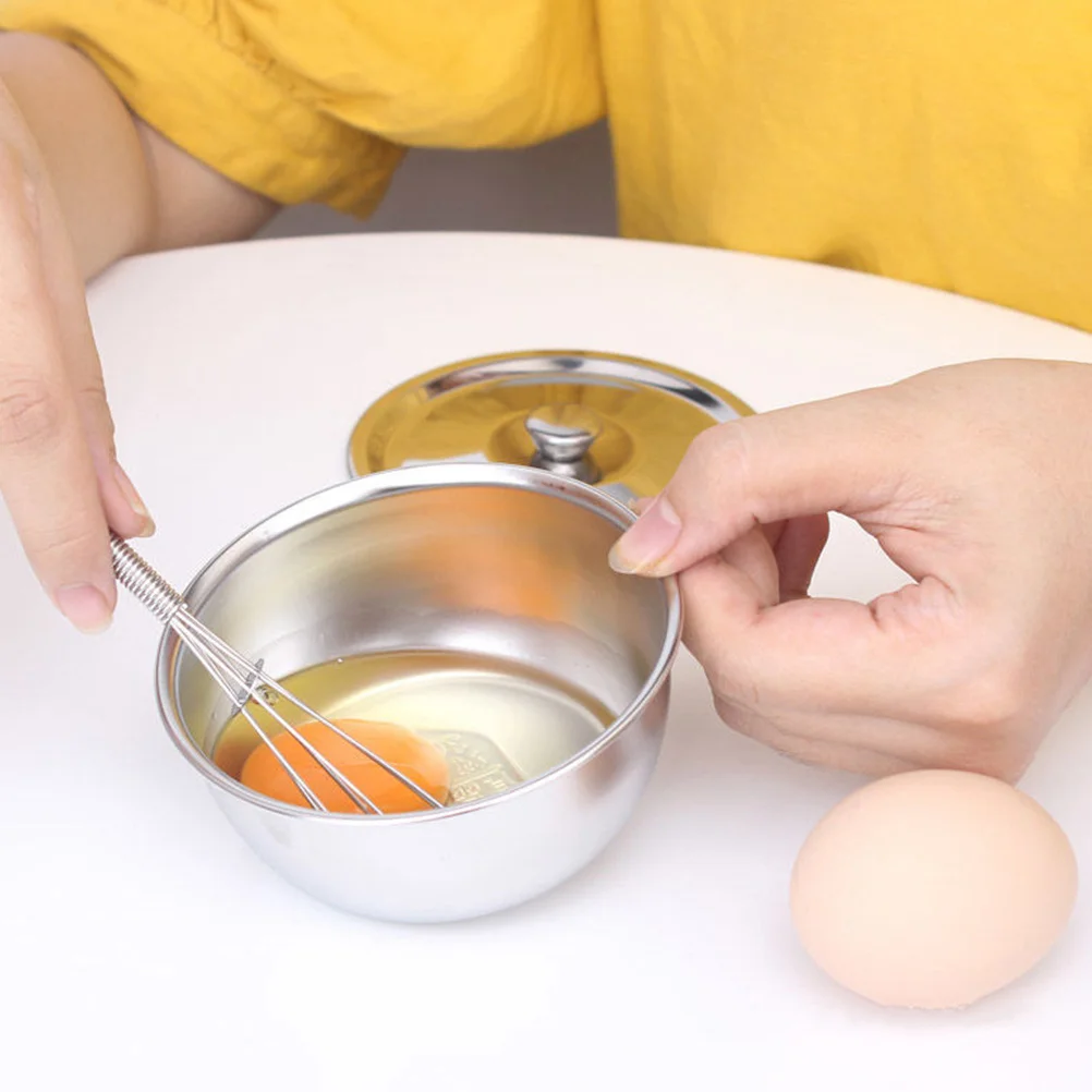 

Детская миска из нержавеющей стали, 190 мл, с контейнером для детского питания, портативные контейнеры для супа для использования дома и в детском саду, нержавеющая сталь