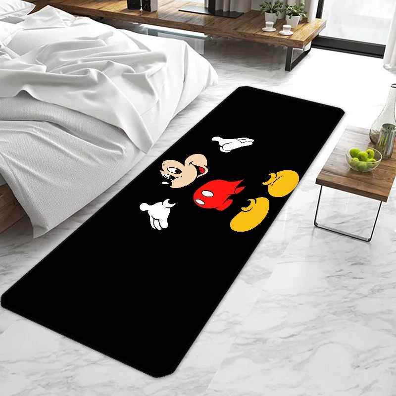 Disney Mickey Minnie Door Mat Entrance Doormat Non-slip Washable Kitchen Carpet Living Room Hallway Rugs Door Mats Bathroom Bath