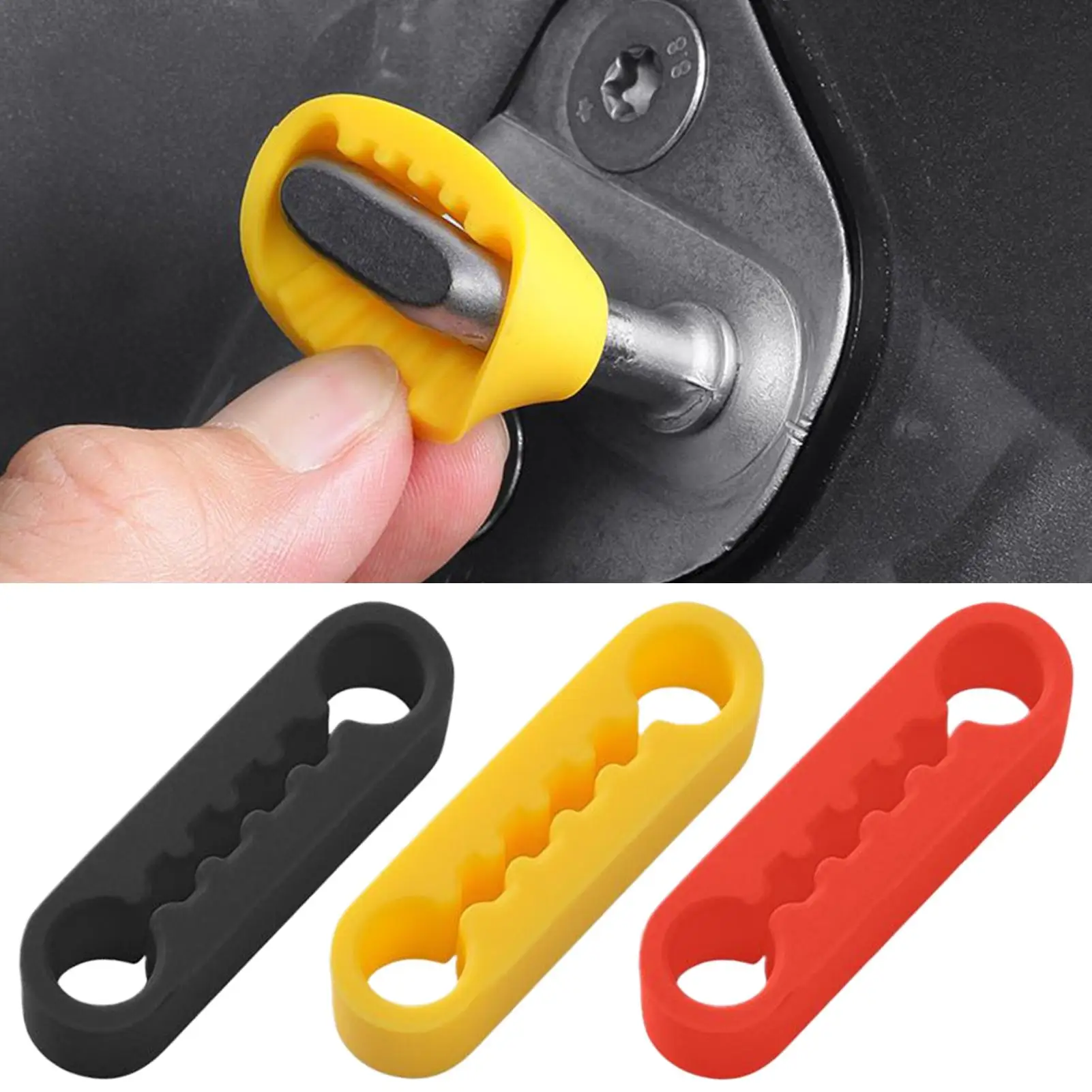 Autotür-Stoßdämpfer-Pads aus Silikon, elastische Dämpferkissen, Autotür-Stoßdämpfer-Polster für Fahrzeuge, Wohnmobile, LKWs, Automobilbereich