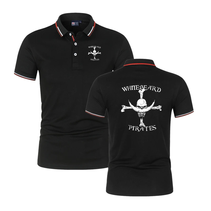 Image of Neues japanisches Anime-Poloshirt für Herren mit kurzen Ärmeln, Sommermode, lässig, schweißabsorbierend, atmungsaktiv, cooles T-Shirt-Oberteil