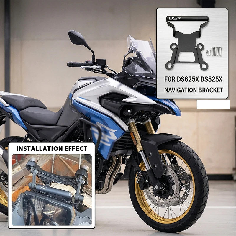 

GPS Navigation Support 22mm Extension Bar For VOGE Valico 625DSX DSX625 DS625X DS525X DS 625 525X Mobile Phone Holder Bracket