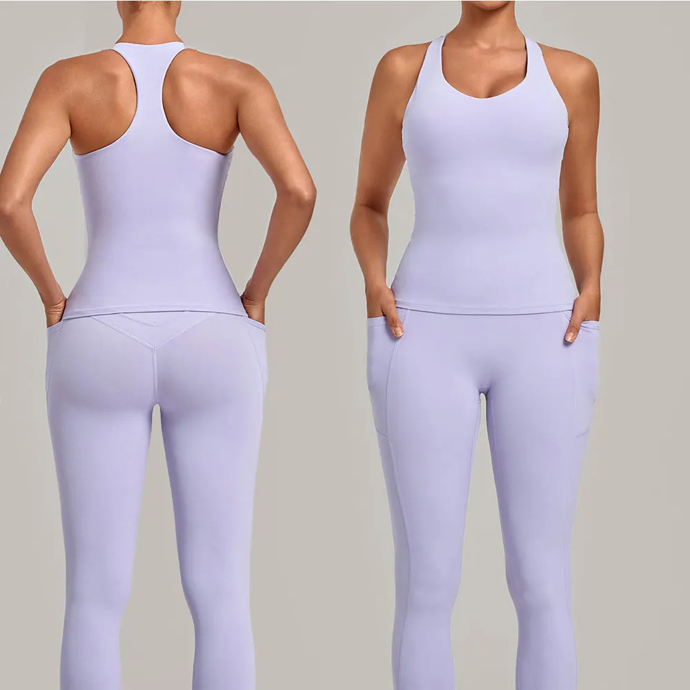 Yoga Set 2PCS Sports Set Short Sleeve Fitness Outfits Women Tracksuit Workout Clothes Running Capri Pants Gym Suit Athletic Wear